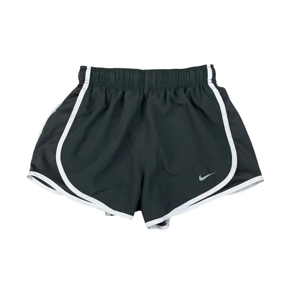Nike Shorts Womens XS Extra Small Gray White Dri Fit Tempo Inner Lined Running